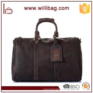 Hotsale Outdoor Travel Genuine Leather Messenger Bag Handbag